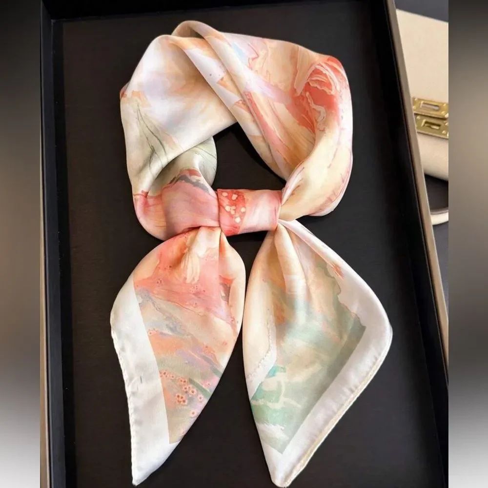 Pastel Marble Scarf N1434